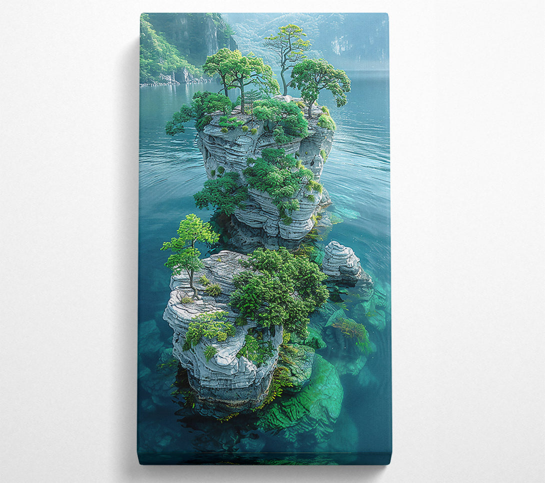  A Canvas Print of Emerald Isle Dreamscape Canvas Print