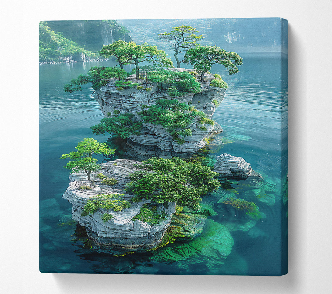  A Canvas Print of Emerald Isle Dreamscape Canvas Print