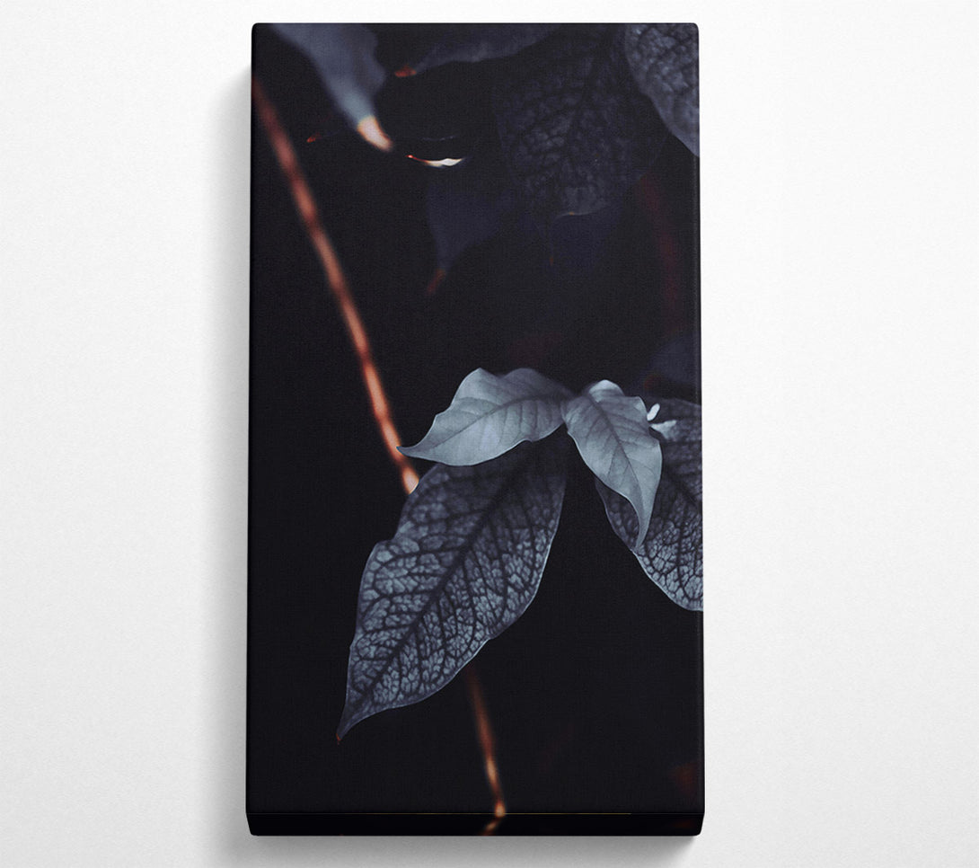  A Canvas Print of Midnight Blue Veins Canvas Wall Art