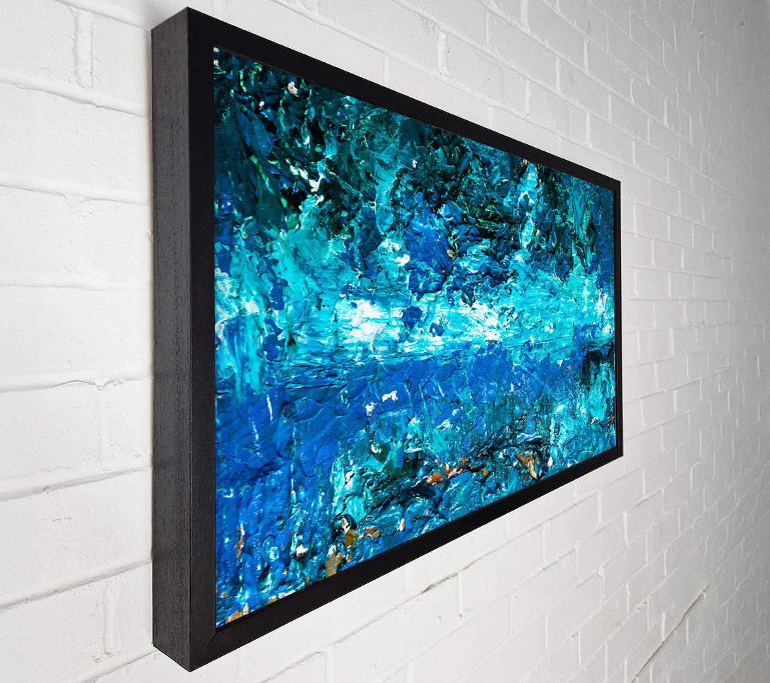  A Canvas Print of Azure Ocean Dreams Canvas Art