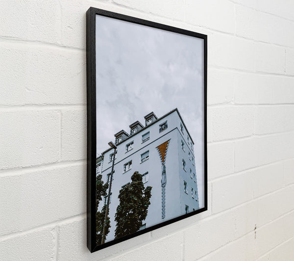 White Wall Zipper