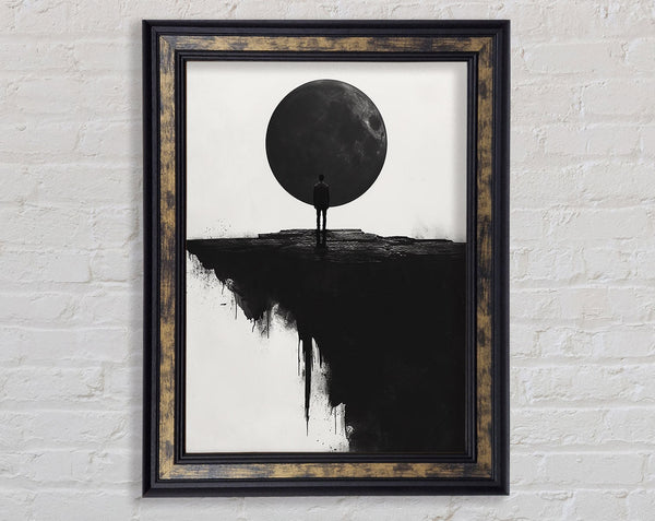 Walnut Circle Cliff Framed Print
