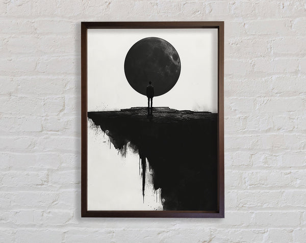 Walnut Circle Cliff Framed Print