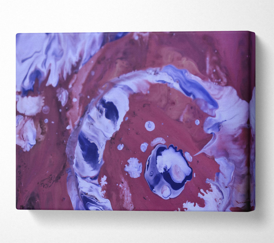 A Canvas Print of Crimson Swirls And Dreams Canvas Art