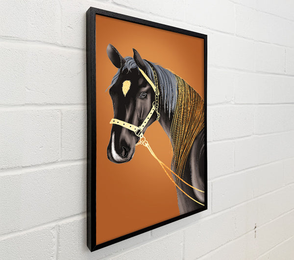 Black Horse Golden Hair