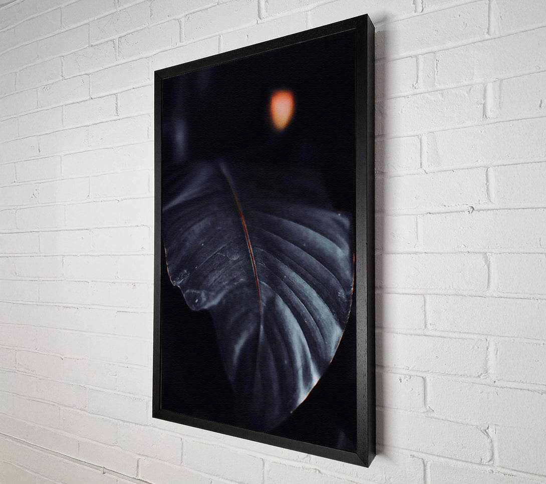  A Canvas Print of The Darkest Leaf Canvas Wall Art