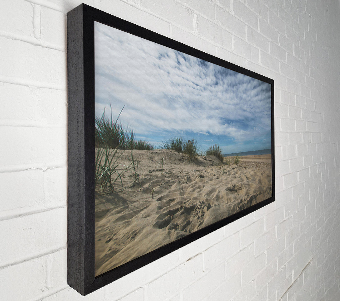 A Canvas Print of Golden Sand Dunes Canvas Wall Art