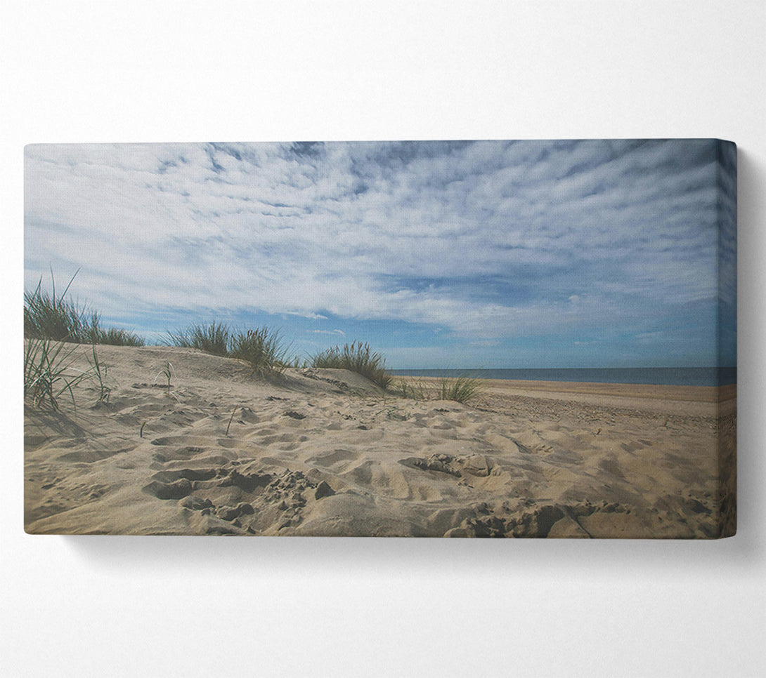  A Canvas Print of Golden Sand Dunes Canvas Wall Art