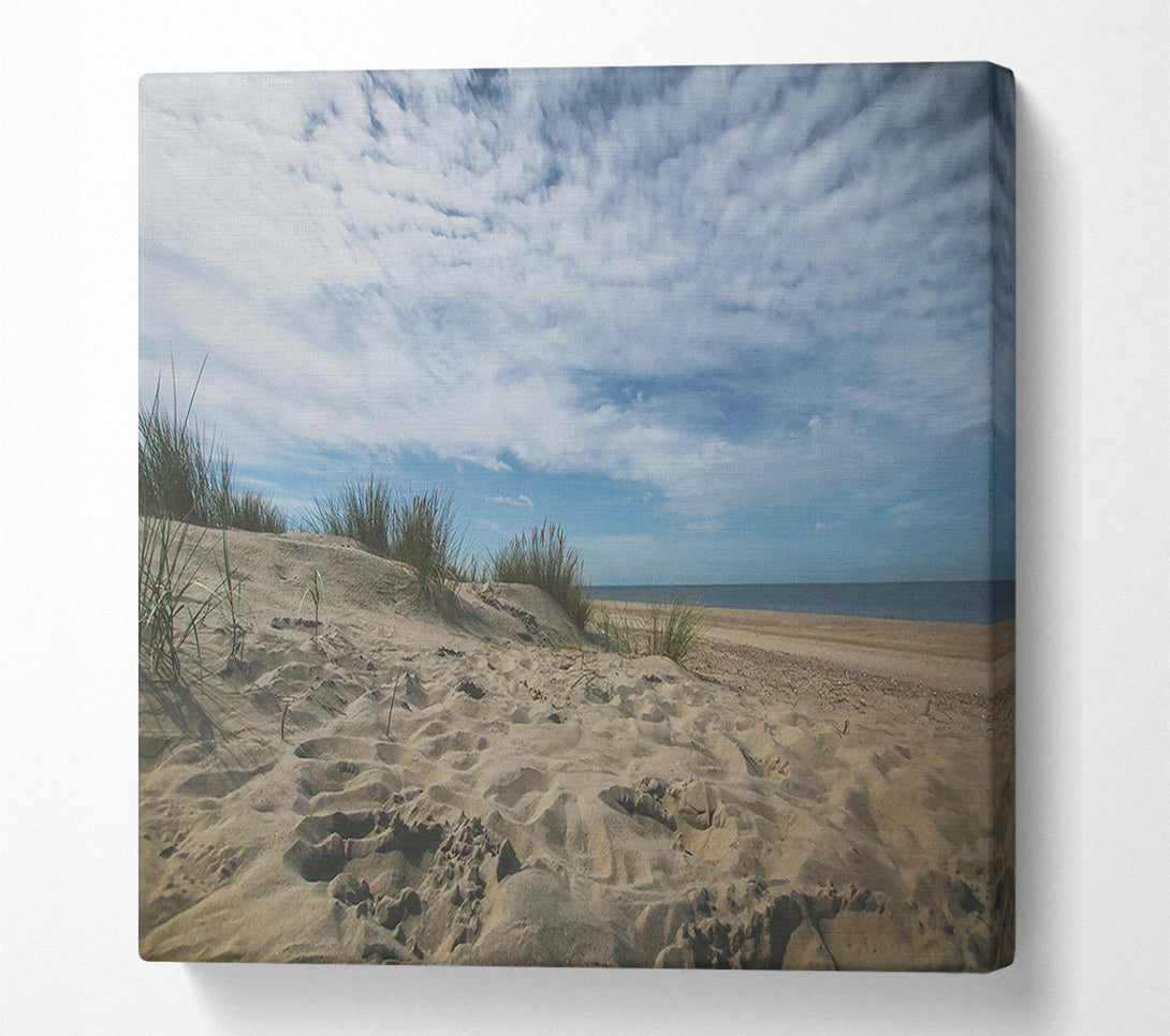  A Canvas Print of Golden Sand Dunes Canvas Wall Art