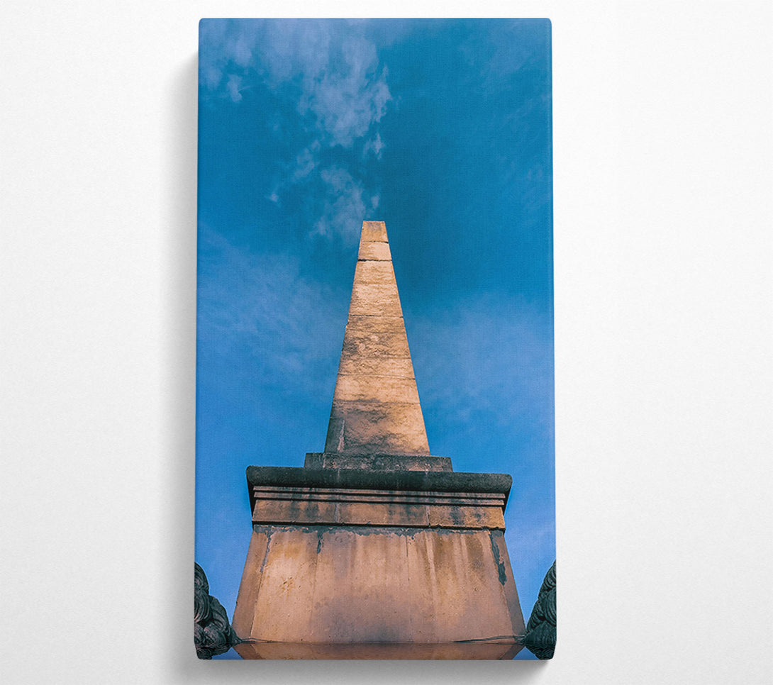  A Canvas Print of Obelisk Under Blue Sky Canvas Art