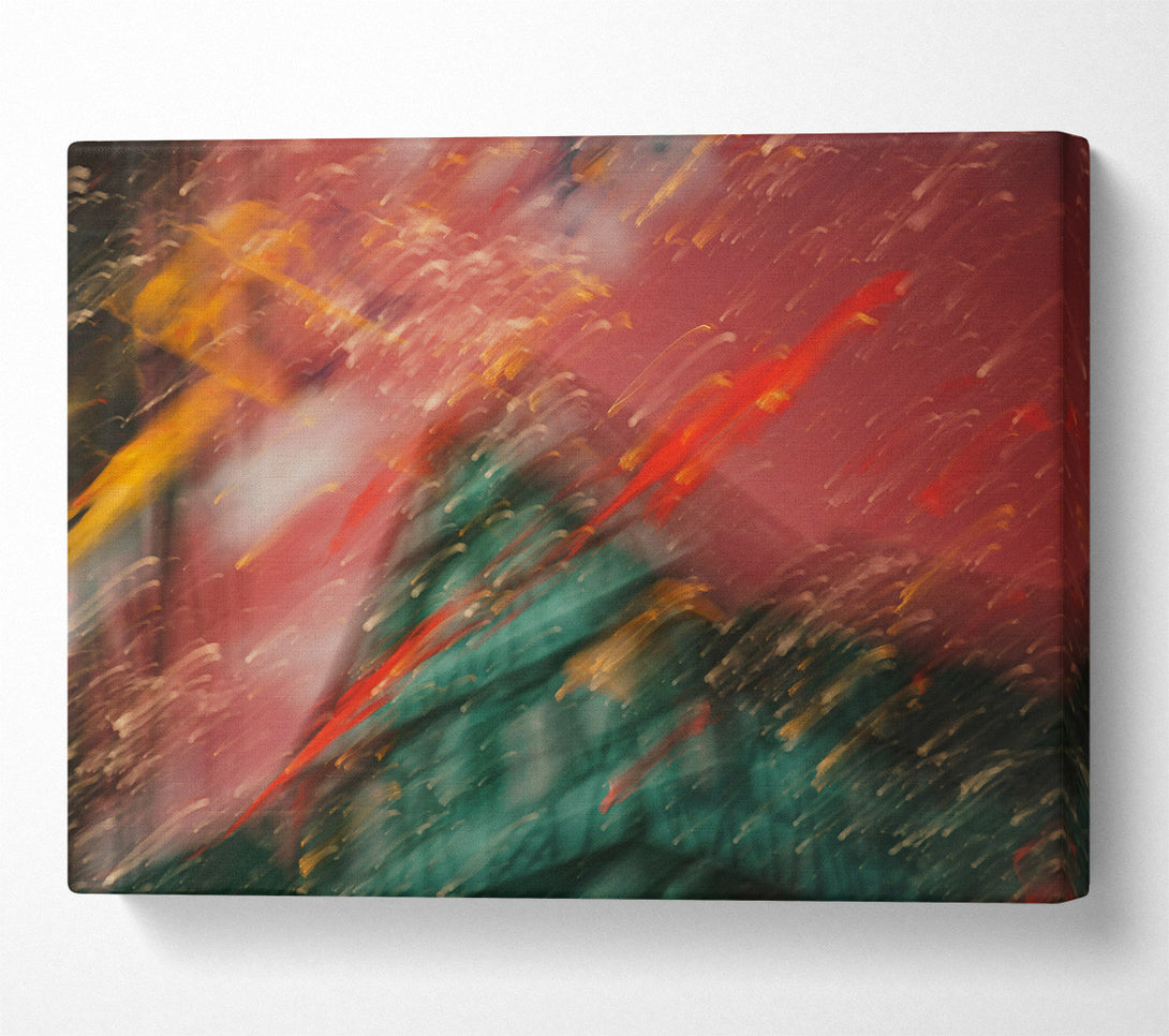  A Canvas Print of Crimson Swirling Dreams Canvas Wall Art
