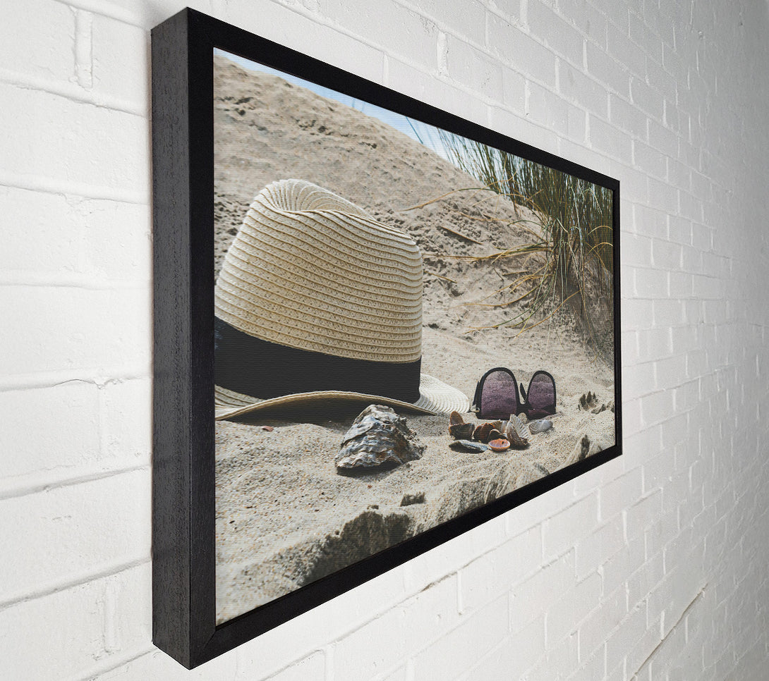  A Canvas Print of Sand And Shades Canvas Wall Art
