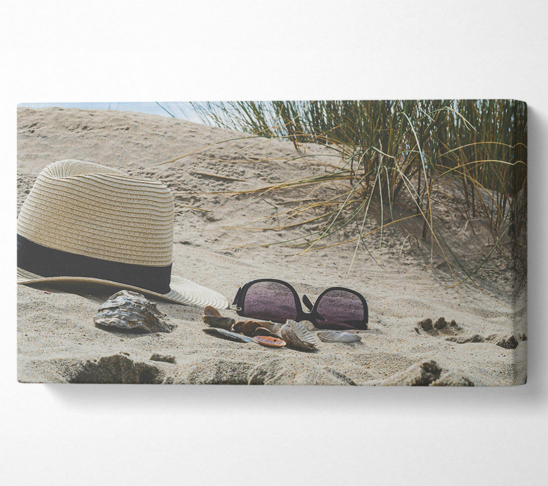  A Canvas Print of Sand And Shades Canvas Wall Art