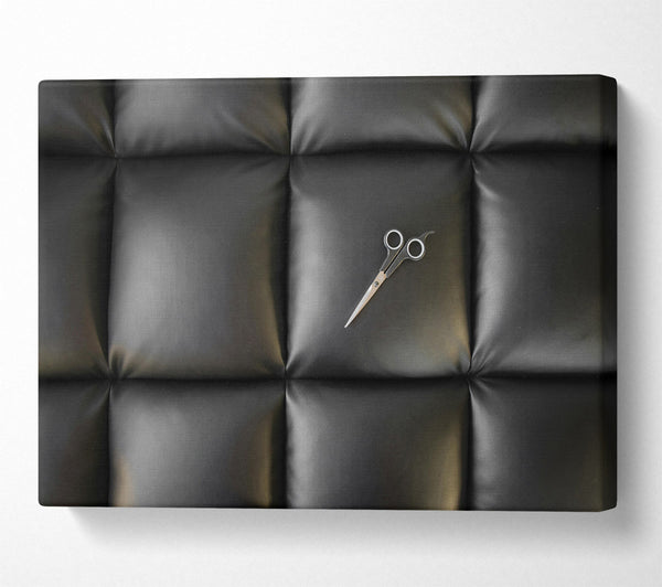  A Canvas Print of Black Leather Scissors Canvas Wall Art