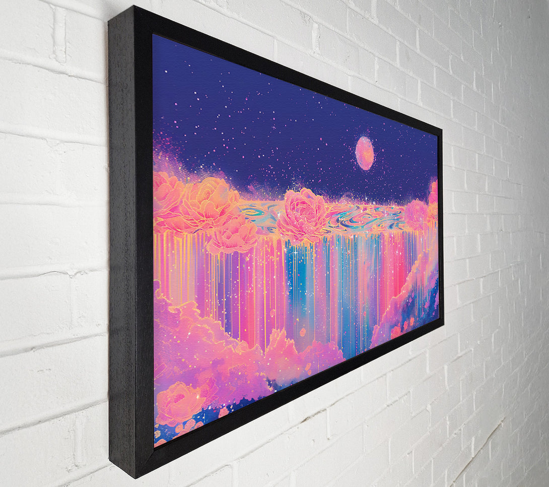  A Canvas Print of Pink Celestial Dreamscape Canvas Print