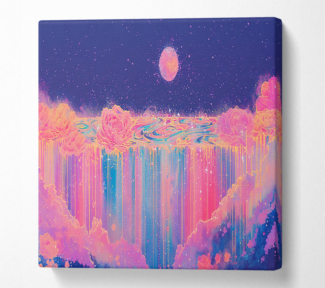  A Canvas Print of Pink Celestial Dreamscape Canvas Print