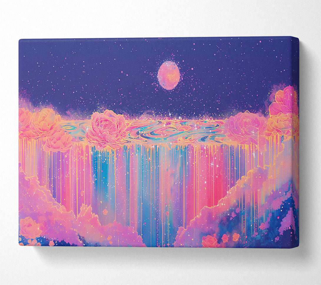  A Canvas Print of Pink Celestial Dreamscape Canvas Print