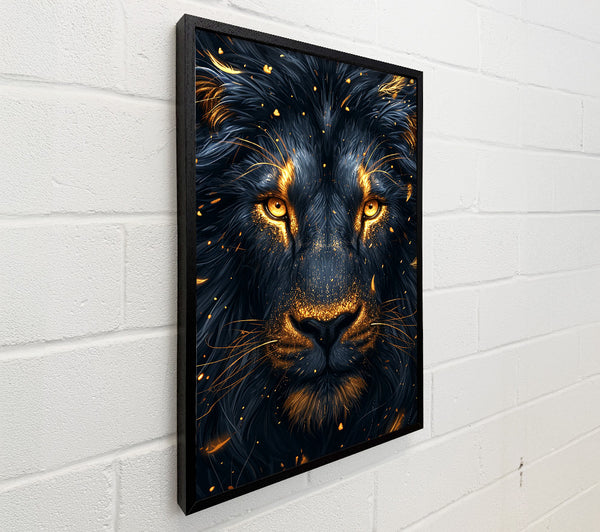 Black Lion And Gold