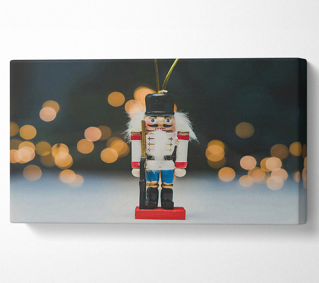  A Canvas Print of Golden Lights Nutcracker Canvas Art