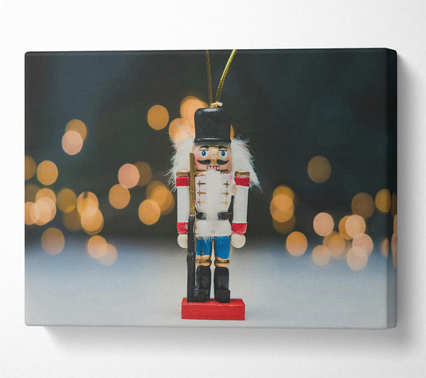  A Canvas Print of Golden Lights Nutcracker Canvas Art