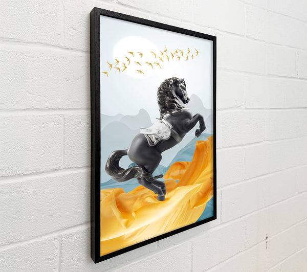 Black Majestic Horse