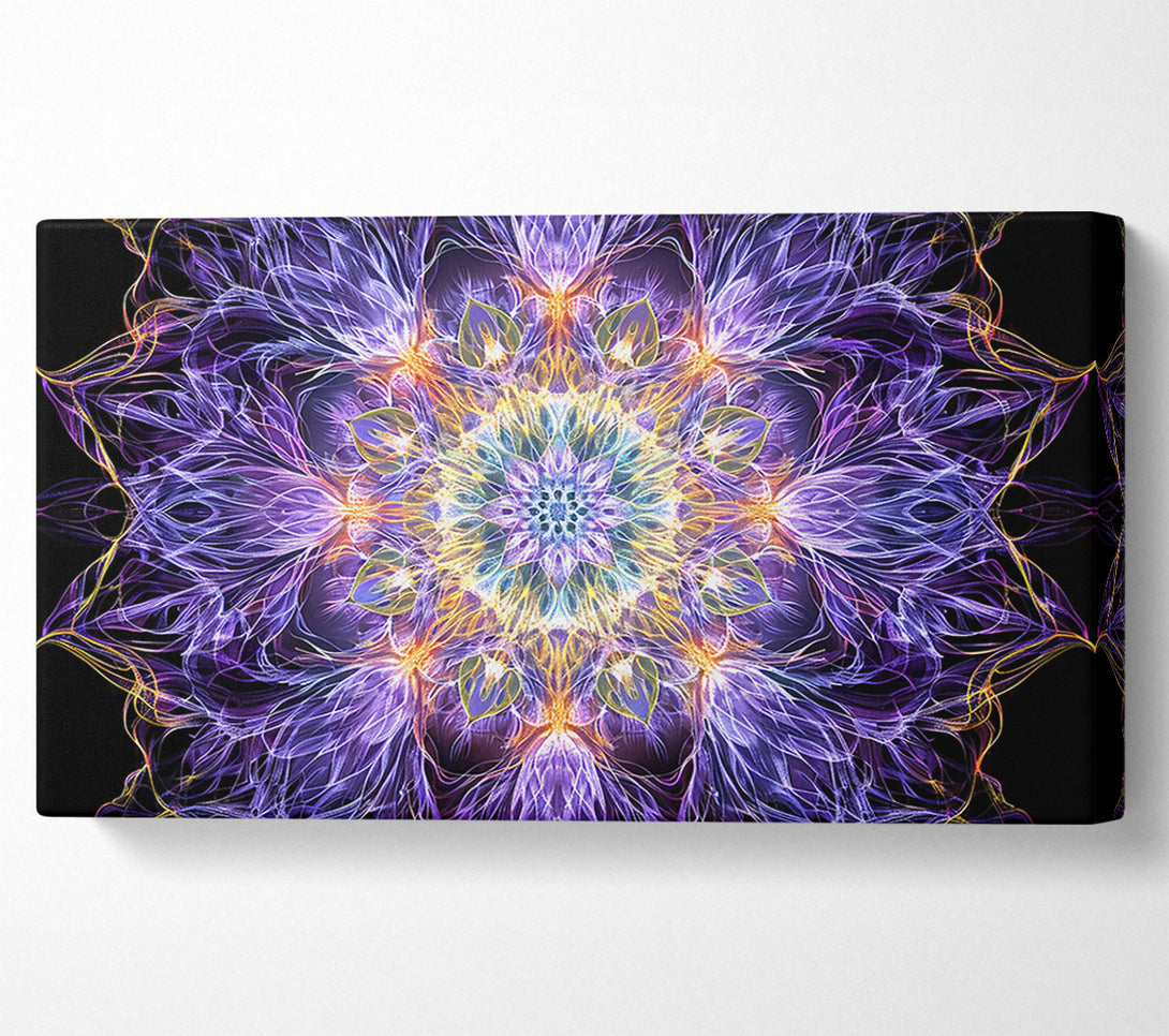  A Canvas Print of Violet Dreamy Mandala Canvas Print