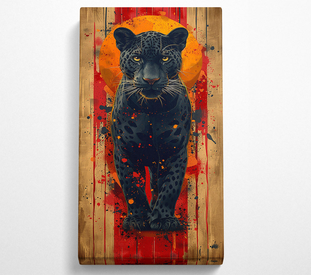  A Canvas Print of Black Panther Standing Canvas Art