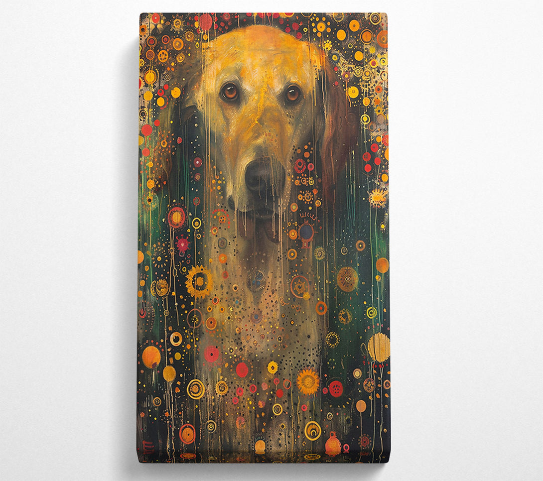 A Canvas Print of Golden Dog Dreams Canvas Art