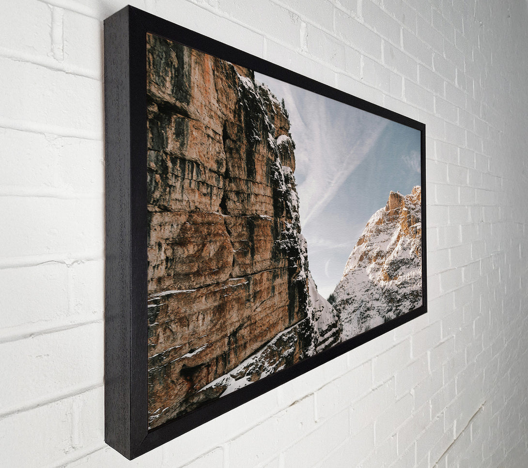  A Canvas Print of Golden Mountain Divide Canvas Print
