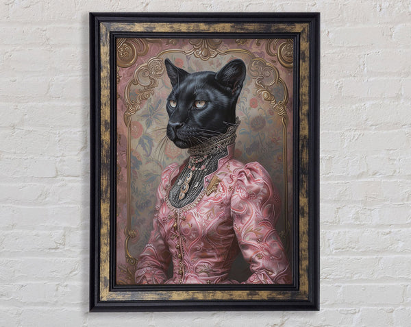 Walnut Puma Regal Framed Print