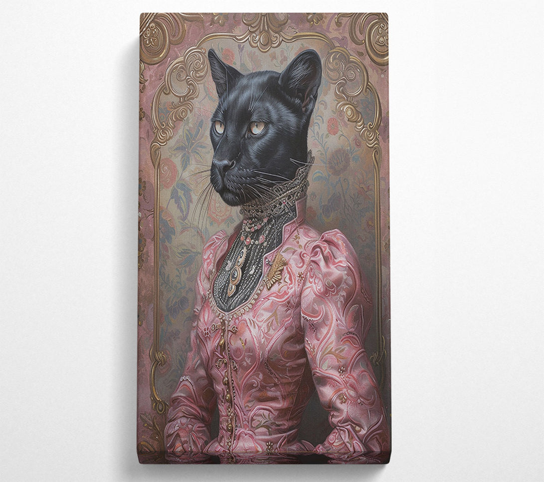 A Canvas Print of Black Puma Regal Canvas Print