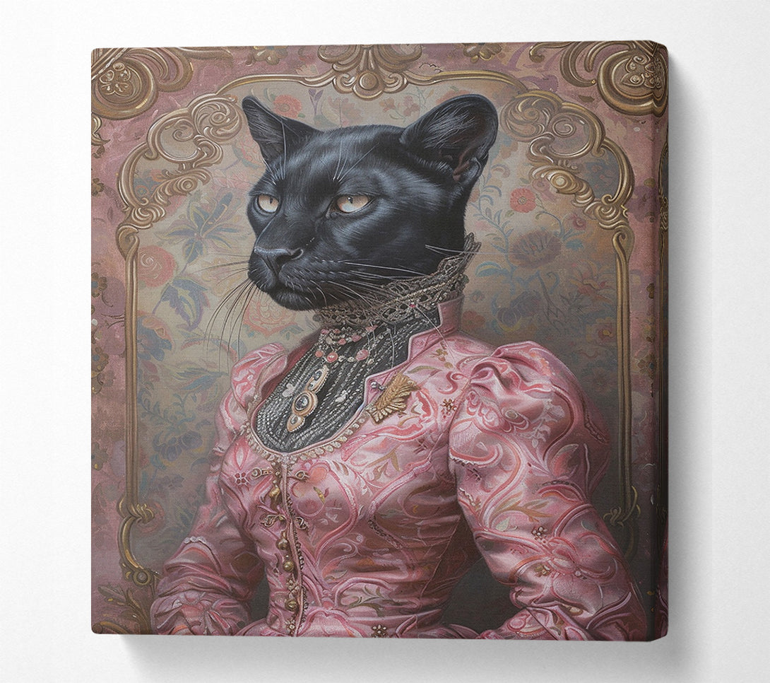  A Canvas Print of Black Puma Regal Canvas Print