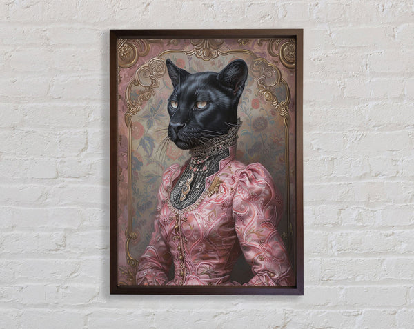 Walnut Puma Regal Framed Print