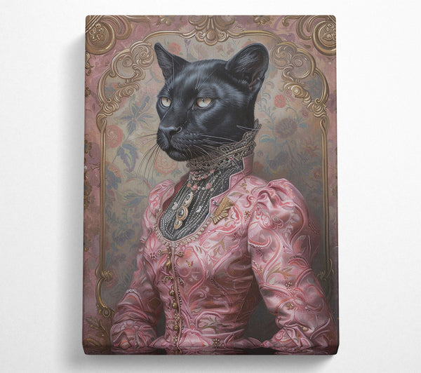  A Canvas Print of Black Puma Regal Canvas Print