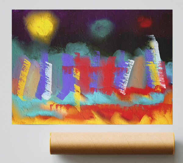 Yellow Cityscape Dreams