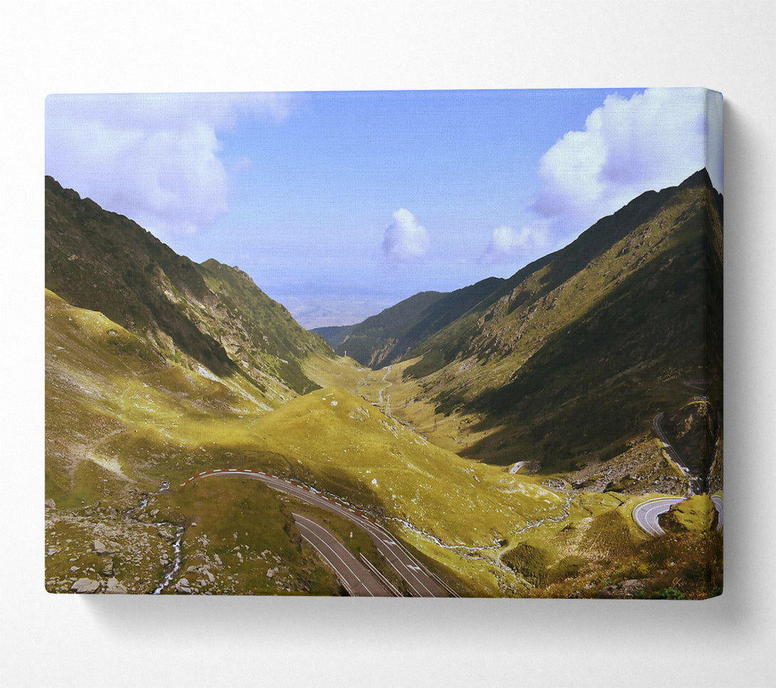  A Canvas Print of Green Mountain Pass Canvas Wall Art