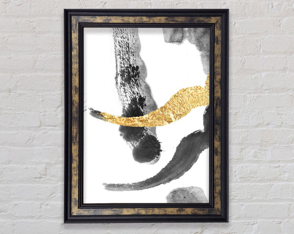 Walnut Shapes Framed Print