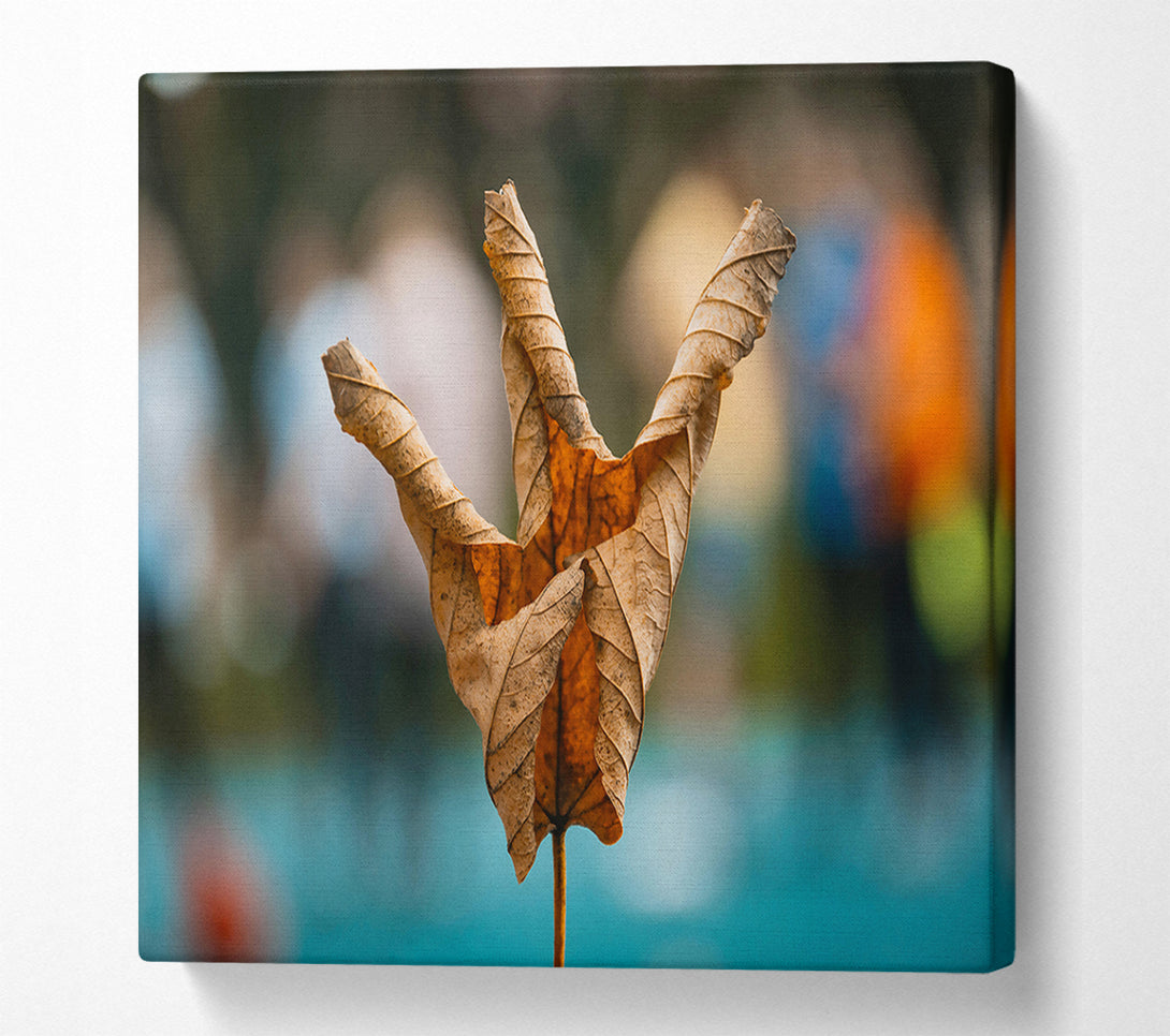  A Canvas Print of The Golden Embrace Canvas Print