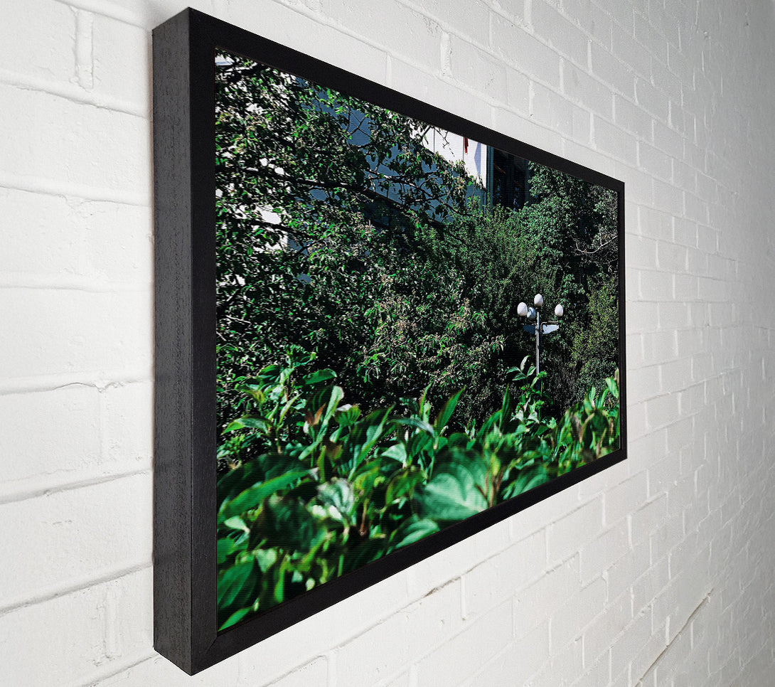  A Canvas Print of Green Light Escape Canvas Wall Art