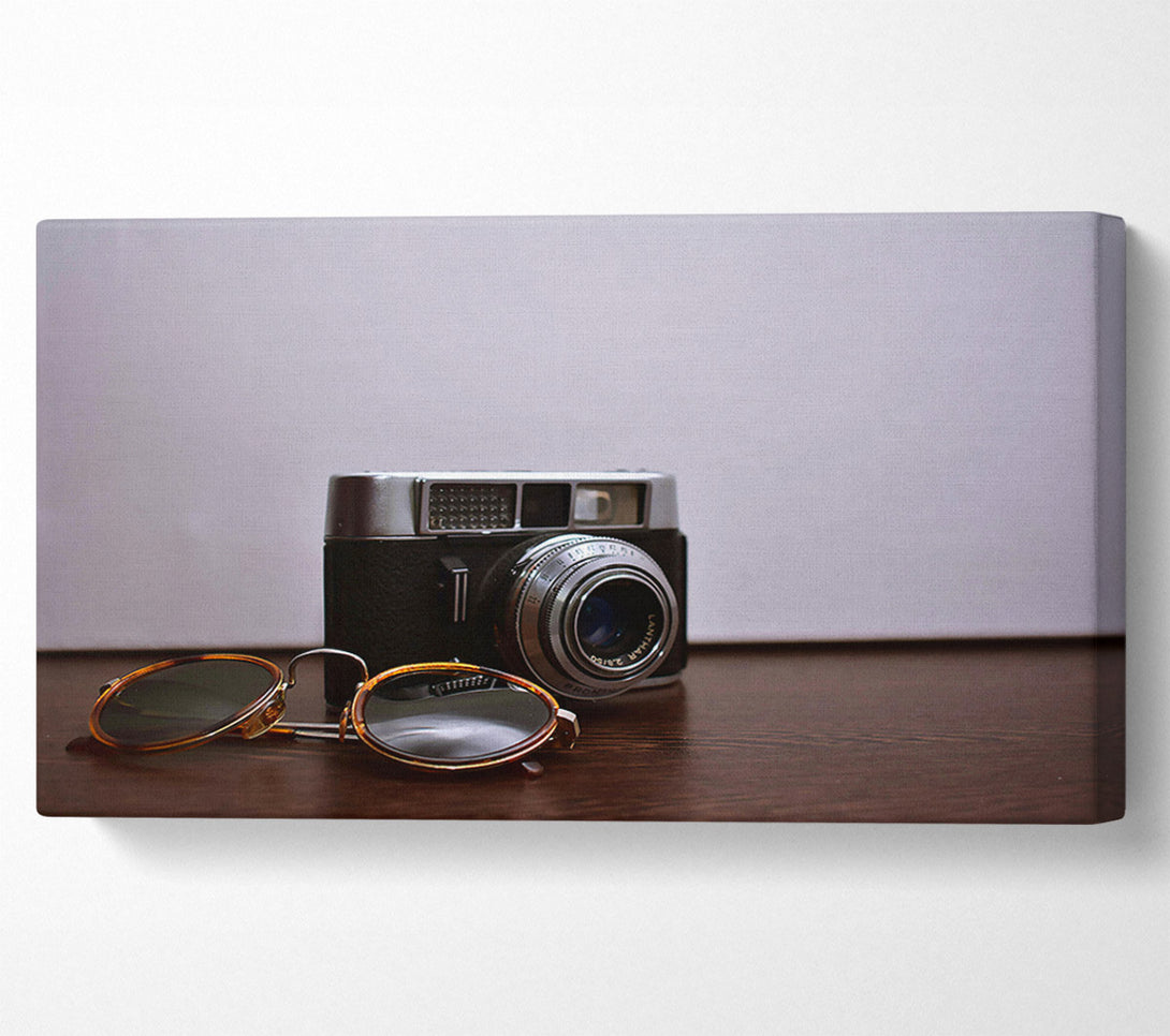  A Canvas Print of Brown Lens Memories Canvas Print
