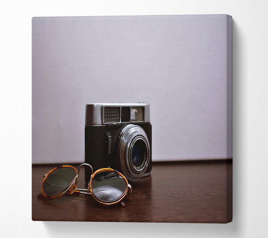  A Canvas Print of Brown Lens Memories Canvas Print