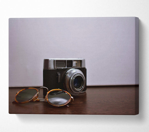  A Canvas Print of Brown Lens Memories Canvas Print