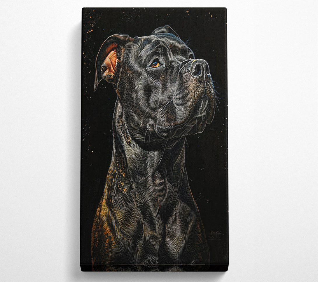  A Canvas Print of Black Staff Canvas Art