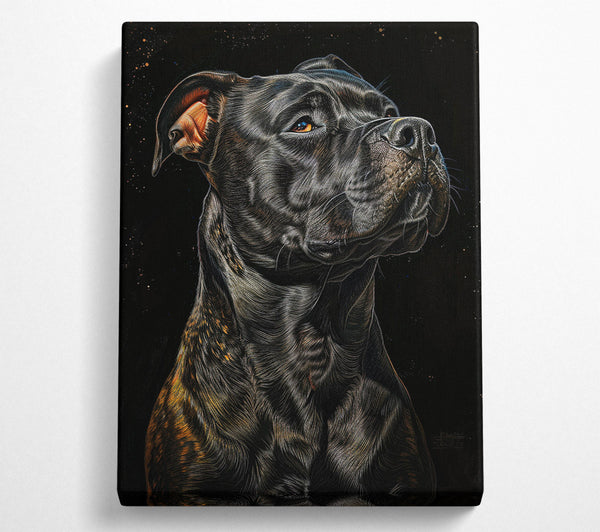  A Canvas Print of Black Staff Canvas Art