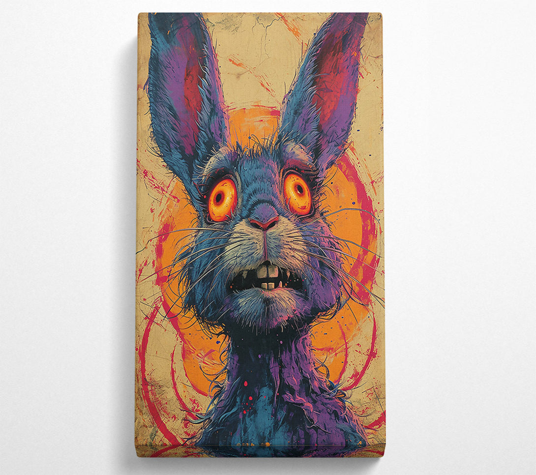  A Canvas Print of Orange Furry Frenzy Canvas Art