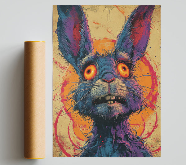Orange Furry Frenzy Poster
