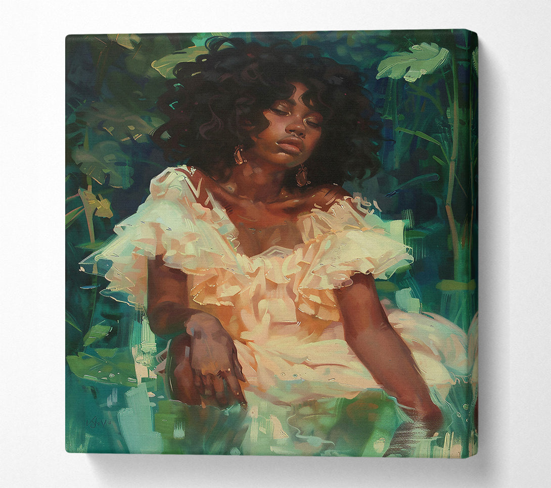  A Canvas Print of Golden Hour Reverie Canvas Wall Art