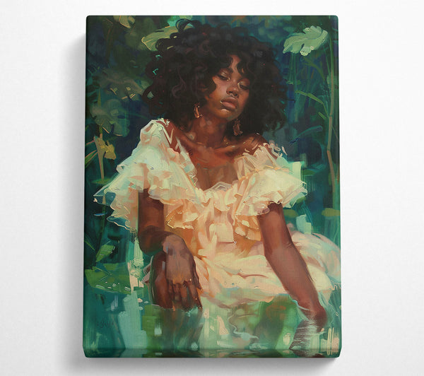  A Canvas Print of Golden Hour Reverie Canvas Wall Art
