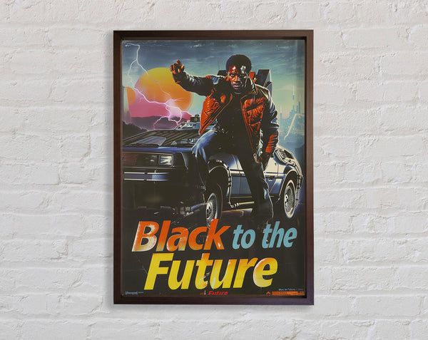 Walnut To The Future Framed Print