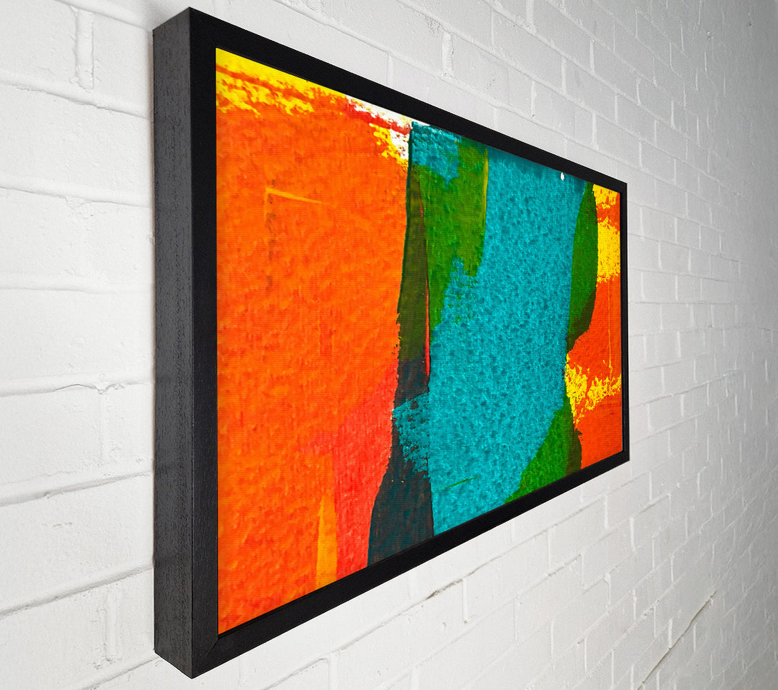  A Canvas Print of Teal And Orange Hues Canvas Print